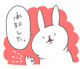 yuruyuru rabbit usahasi. sticker #12234566