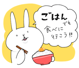 yuruyuru rabbit usahasi. sticker #12234568