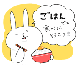 yuruyuru rabbit usahasi. sticker #12234568
