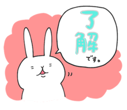 yuruyuru rabbit usahasi. sticker #12234570