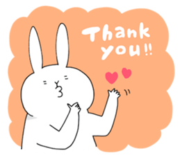yuruyuru rabbit usahasi. sticker #12234574
