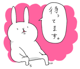 yuruyuru rabbit usahasi. sticker #12234576