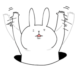 yuruyuru rabbit usahasi. sticker #12234584