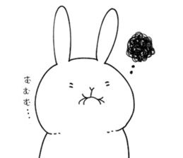 yuruyuru rabbit usahasi. sticker #12234590
