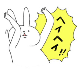 yuruyuru rabbit usahasi. sticker #12234592
