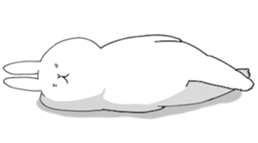 yuruyuru rabbit usahasi. sticker #12234597