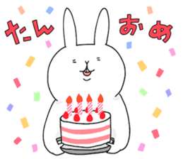 yuruyuru rabbit usahasi. sticker #12234598