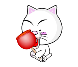 Sticker of the active cat!! 2 Summer sticker #12234655