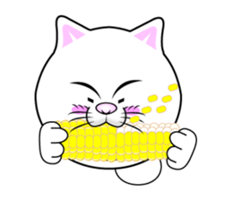 Sticker of the active cat!! 2 Summer sticker #12234657