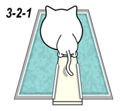 Sticker of the active cat!! 2 Summer sticker #12234660