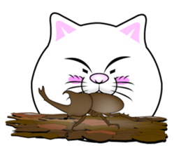 Sticker of the active cat!! 2 Summer sticker #12234663