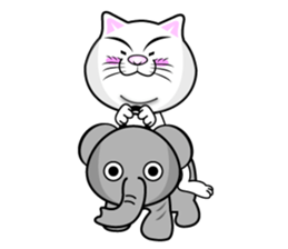 Sticker of the active cat!! 2 Summer sticker #12234666