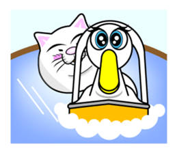 Sticker of the active cat!! 2 Summer sticker #12234668