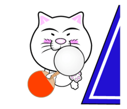 Sticker of the active cat!! 2 Summer sticker #12234679