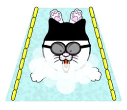 Sticker of the active cat!! 2 Summer sticker #12234680