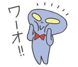 Talkative aliens sticker #12236088