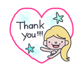 Pretty mermaid sticker #12236180