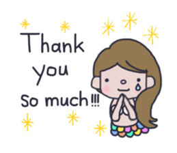 Pretty mermaid sticker #12236185