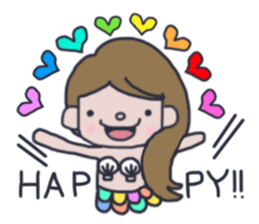 Pretty mermaid sticker #12236186