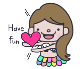 Pretty mermaid sticker #12236200