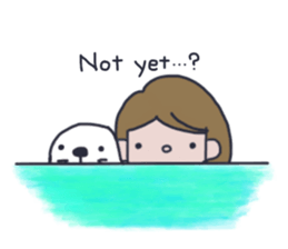 Pretty mermaid sticker #12236203