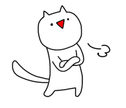 enjoy with cat! sticker #12236752