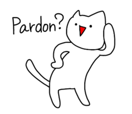 enjoy with cat! sticker #12236760