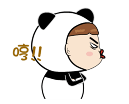 Panda sister will move !! sticker #12237010