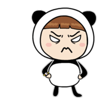 Panda sister will move !! sticker #12237017