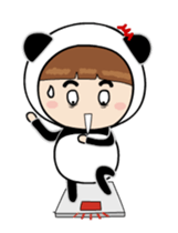 Panda sister will move !! sticker #12237025