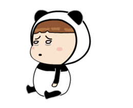 Panda sister will move !! sticker #12237029
