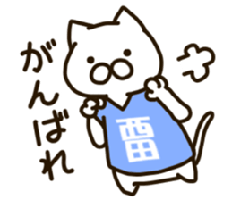 NISHIDA-cat sticker #12237185