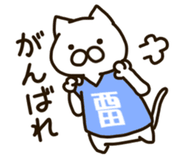 NISHIDA-cat sticker #12237185