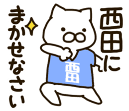 NISHIDA-cat sticker #12237189