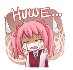 Pinky girl lover sticker #12237379