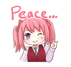 Pinky girl lover sticker #12237389