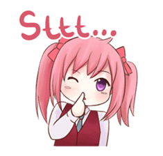 Pinky girl lover sticker #12237390