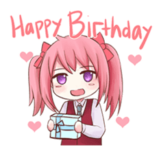 Pinky girl lover sticker #12237391