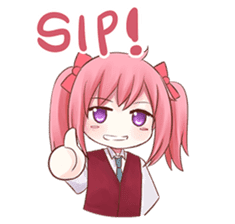 Pinky girl lover sticker #12237394