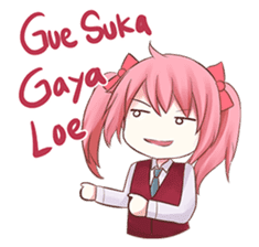 Pinky girl lover sticker #12237397