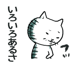 a chubby cat SIRO sticker #12237427