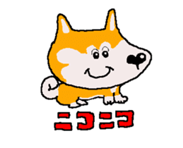 Shiba inu MOMO chan the third as well! sticker #12237518