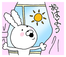 Dead language.cotton candy Rabbit 3 sticker #12237530