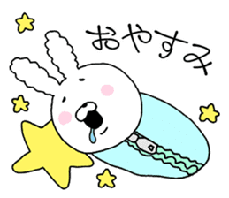 Dead language.cotton candy Rabbit 3 sticker #12237531