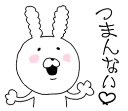 Dead language.cotton candy Rabbit 3 sticker #12237535
