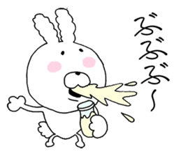 Dead language.cotton candy Rabbit 3 sticker #12237540