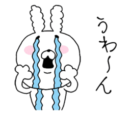Dead language.cotton candy Rabbit 3 sticker #12237541