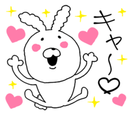 Dead language.cotton candy Rabbit 3 sticker #12237556