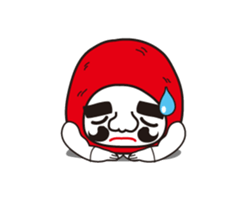 LOVE & PEACE DARUMACHO OJISAN!! sticker #12237737