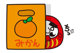 LOVE & PEACE DARUMACHO OJISAN!! sticker #12237754